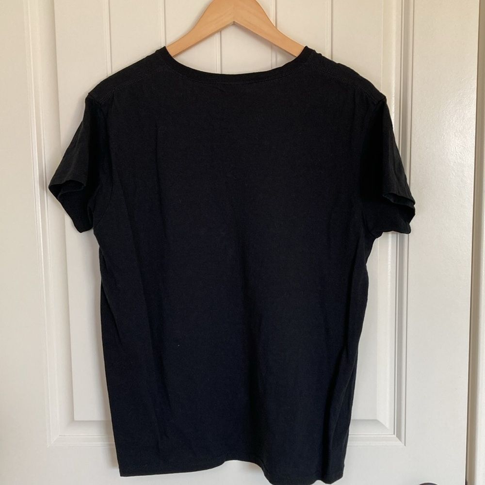 Gilden Duran Duran Logo Band T-shirt Short Sleeve Size L Black 80's Classic - Picture 7 of 8